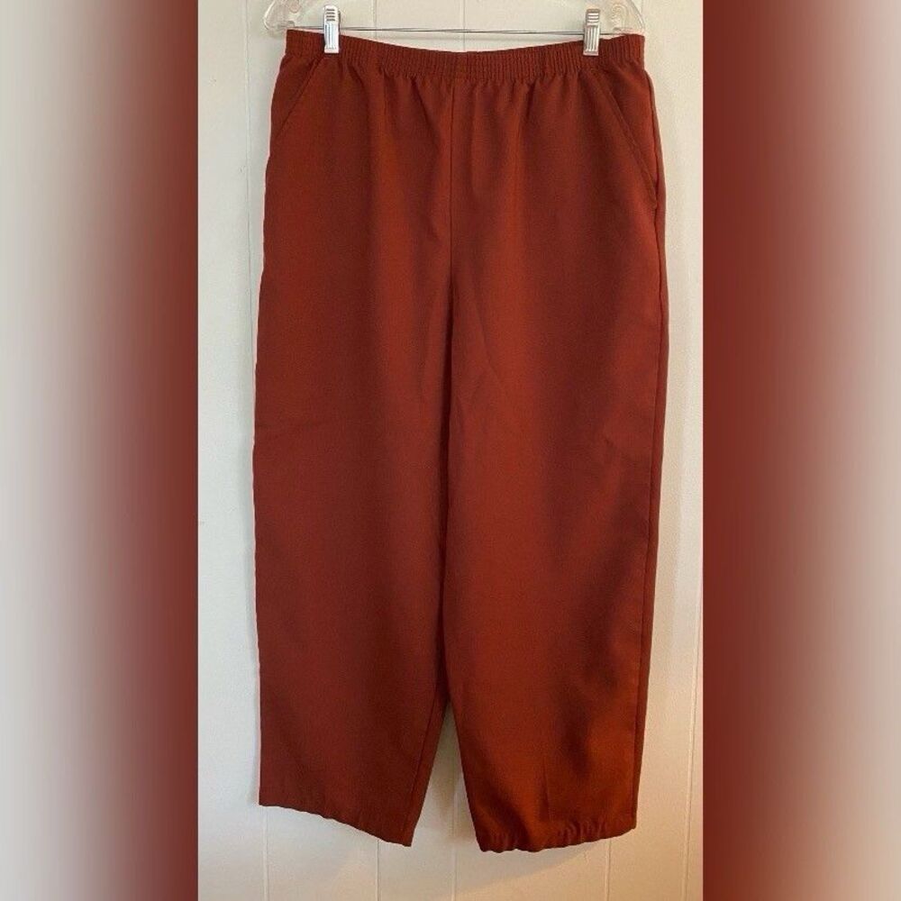 Bend Over Pants Women’s 16P Rust Brown Pull On Casual